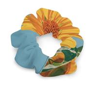 Goodlooking Hello Nice Sunshines Chouchous en satin pour femme sans dommage, élastiques doux avec motifs imprimés tendance, chouchou en satin pour queue de cheval, chignon, entraînement et sommeil