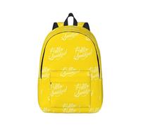 Goodlooking Hello Sunshine Sac à dos en toile pour ordinateur portable Sangles réglables Vintage Casual École Voyage Travail en plein air Camping, Noir , S