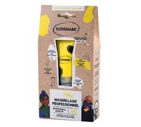 Goodmark 02080600 - Crème de maquillage professionnelle jaune UV - 20 ml - Brille sous la lumière UV - Dans un tube - Sur carte blister - Maquillage - Carnaval - Costume - Scène - Théâtre - Halloween