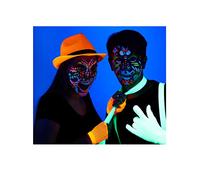 Goodmark 02080601 - Aqua Make Up Crème professionnelle vert UV, 1 pièce, 20 ml, brille sous la lumière UV, dans un tube, sur carte blister, lumineux, maquillage, carnaval, costume, scène, théâtre