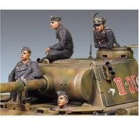 Goodmoel Kit de modèle de soldat en résine pour équipage de chars allemands de la seconde guerre mondiale au 1/35 (4 personnes, sans char)/Kit miniature non assemblé et non peint/YH-6951