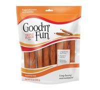 Good'n'Fun Triple Flavor Ribs 12 oz, Snack en peau crue pour tous les chiens, multicolore, numéro de modèle : P-94417