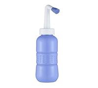 Goodplan Bidet portatif Coude de rinçage Tenu dans la Main Bouteille Fournitures d'hygiène personnelle Adapté pour la lessive, Soins personnels, Voyager (Bleu)