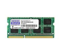 GOODRAM - DDR3 - module - 4 Go - SO DIMM 204 broches - 1600 MHz / PC3-12800 - CL11 - 1.35 V - mémoire sans tampon - non ECC G