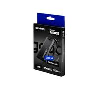 Goodram SSDR-GMRE-02T-K0 lecteur à circuits intégrés externe 2 To 3.2 Gen 2 (3.1 Gen 2) Noir