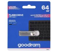 GOODRAM FLASHDRIVE 64 GB UNO3 SILVER USB 3.2 Gen 1