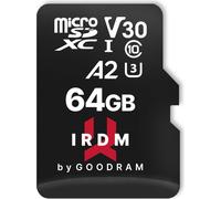 GOODRAM IRDM microSDXC 64GB V30 UHS-I U3 + adaptateur