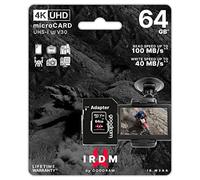 Goodram IRDM UHS-I U3 Micro SD 64GB c/adap
