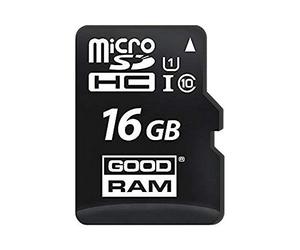 Goodram M1A0-0160R12 mémoire flash 16 Go MicroSDHC Classe 10 UHS-I - Mémoires flash (16 Go, MicroSDHC, Classe 10, UHS-I, 100 Mo/s, 10 Mo/s)