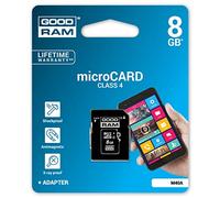 Goodram Micro SD C4 Carte mémoire microSDHC de 8 Go
