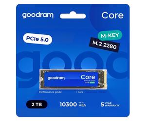 Goodram SSDR-GRC01-2K0-80 disque dur à état solide interne 2 To M.2 PCI Express 5.0 NVMe 3D NAND