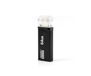Goodram TWIN 64GB USB 3.0 lecteur USB flash 64 Go USB Type-A / Micro-USB 3.2 Gen 1 (3.1 Gen 1) Noir