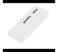 Goodram UME2 64Go USB 2.0 Type-A Blanc - Lecture 20Mo/s, Ecriture 5Mo/s - Compatible Windows, macOS, Linux - 55x21x9.6mm, 9g