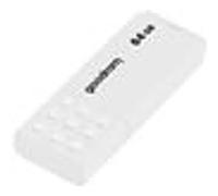 Clé USB 2.0 GOODRAM 64GB UME2 BLANCO - Capacité 64 Go - Interface USB 2.0 - Marque Goodram