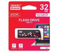 Goodram USB flash disk, 3.0, 32GB, UCL3, black, UCL3-0320K0R11, support of OS Win 7