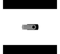 Goodram UTS2 128 Go Clé USB 2.0 Type-A Noir Pivotant, Lecture 20 Mo/s, Écriture 5 Mo/s, Compatible Windows, macOS, Linux, 57.1x19.3x10.7mm