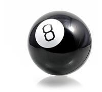 GOODS+GADGETS Boule de Cristal Magique Mystic 8 Ball Divination Oracle ; Boule de Divination pour fengshui, méditation, guérison par Les Pierres et décoration.