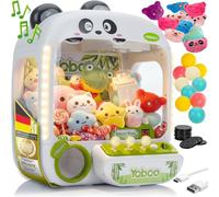 GOODS+GADGETS® Candy Grabber Supreme - Machine à Pince à Bonbons USB | Distributeur automatique de bonbons style fête foraine - pince puissante, musique, activation par pièce