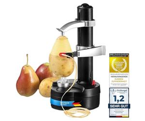 GOODS+GADGETS Éplucheur de pommes électrique Éplucheur de pommes Éplucheur automatique de légumes Éplucheur de fruits Éplucheur électrique pour fruits et légumes
