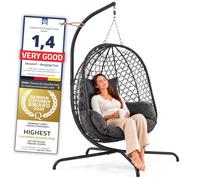 GOODS+GADGETS® Fauteuil Oeuf Suspendu avec Support - 120 kg