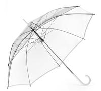 GOODS+GADGETS® Grand Parapluie Transparent 130 cm - Canne Élégant
