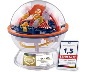 GOODS+GADGETS® Labyrinthe à Billes 3D - Magic Maze Ball Puzzle, 5 Niveaux