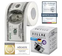 GOODS+GADGETS® Papier Toilette Humour - Dollar 200 Feuilles en Boîte