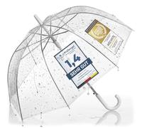 GOODS+GADGETS® Parapluie Transparent, Ø 100 cm - Grand Parapluie Mariage