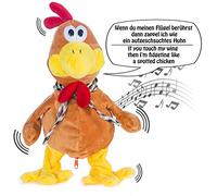 Goods & Gadgets® Peluche Coq Dansante et Parlante - Jouet Rigolo
