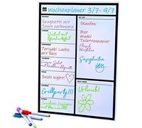 GOODS+GADGETS® Planificateur Hebdomadaire Magnétique - Tableau Blanc