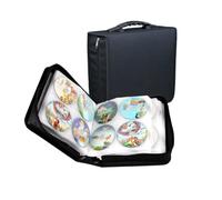 GOODS+GADGETS® Pochette CD/DVD 240 Disques - Organiseur Nylon Fermeture Éclair