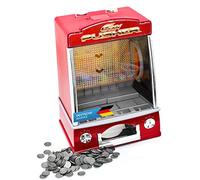 GOODS+GADGETS Pousseur de pièces de Monnaie Machine à sous Machine d'arcade Coin Pusher ; avec Son et Effets Lumineux de Casino