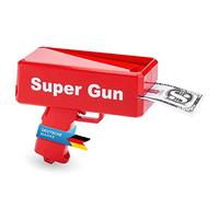 GOODS+GADGETS Super Money Gun Jouet Pistolet d'argent Party Revolver Tire des Faux Billets de Dollars pour Supreme Fun