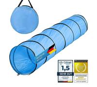 GOODS+GADGETS Tunnel d'agilité pour Chien - Tunnel de Jeu pour Chien Tunnel d'agilité Grotte pour Chien INCL. patères et Sac de Transport (300 cm)