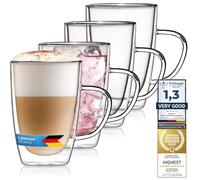 GOODS+GADGETS® Verres à Double Paroi 300 ml - Lot de 4