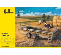 Heller Maquette en kit Remorque Goods Trailer HEL80778 1:24 Non peinte