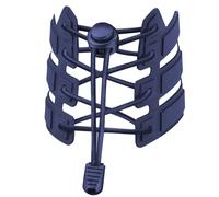 GOODSALEOK Lacets éLastiques SystèMe Ultra Rapide Sans LaçAge Lacets De Sport Pour Enfants Adultes Et Seniors avec Fermeture Rapide Bleu Marine