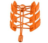 GOODSALEOK Lacets éLastiques SystèMe Ultra Rapide Sans LaçAge Lacets De Sport Pour Enfants Adultes Et Seniors avec Fermeture Rapide Orange