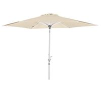 GoodSun Parasol à Manivelle Env. 305 cm / 6 Pièces, Nature, 305, 305.0 x 305.0 x 235.0 cm, 431436820AM