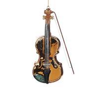 Goodwill Violon en verre avec boe 14 cm Marron et noir en forme de boule