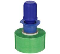 Goodwrappers VSR OXOP28024 Lot de 24 films étirables linéaires en polyéthylène basse densité teinté vert avec 1 distributeur réutilisable et freins à main, 314 m de long x 5,1 cm de large x calibre 80