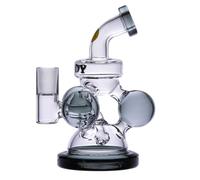 Goody Glass Atom Mini Dab Rig 4Piece Kit Bong Pipe à eau - Gris