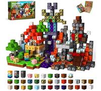 Goody King Construction magnetique Enfant 150 Pièces Blocs de Construction magnetique Aventure en forêt, Montessori Cube Magnétique Garçons et Filles pour Jouet Enfant 3 4 5 6 7 8 9+ Ans Cadeaux