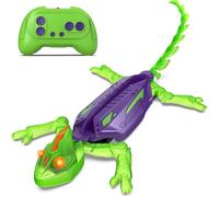Goody King Gecko Radiocommandé - Lézard Télécommandé Qui Grimpe aux Murs et Plafonds - Pilotage Facile - Jouet à Mouvements Réalistes avec Rotation 360° - Jouet interactif pour Enfants dès 3+ Ans