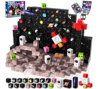 Goody King Lot de 100 blocs de construction magnétiques Montessori pour garçons et filles, jouets créatifs, pour enfants à partir de 3 ans