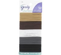 Goody Ouchless Lot de 50 élastiques tressés pour cheveux 2 mm x 3 m