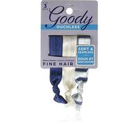GOODY - Women's Ouchless Ribbon Elastics Nautical - 3 Pack