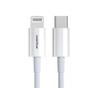 Goodyear 1 câble USB-C vers Lightning 2.0 100 cm pour iPhone 14/14 Plus/14 Pro/14 Pro Max/13/13 Mini/13 Pro/13 Pro Max/12/12 Mini/12 Pro/12 Pro Max/SE/11/11 Pro Max/XR/XS Maxi/XS/X/8/8 Pl/8 Pl/8 7 Pl