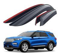 Goodyear Adhésif Déflecteurs d'air Compatible avec Ford Explorer 2019-2024 SUV - Déflecteur d'air, Fenêtre, Deflecteur pour Auto - Protection Soleil&Pluie - Installation Facile -4Pc