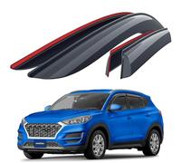 Goodyear Adhésif Déflecteurs d'air Compatible avec Hyundai Tucson 2015-2020 TL - Déflecteur d'air, Fenêtre, Deflecteur pour Auto -Protection Soleil&Pluie - Installation Facile -4Pc SF